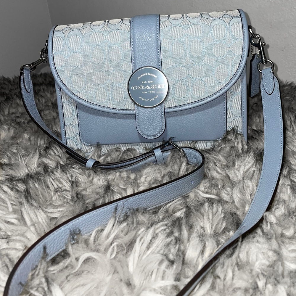 Coach Lonnie Crossbody Bag in Signature Jacquard NWT
